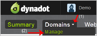 How to update DNS Nameserver on Dynadot?